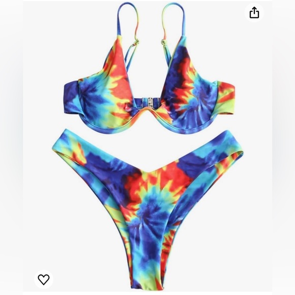 Tie Dye Bikini Swimsuit - Picture 1 of 5